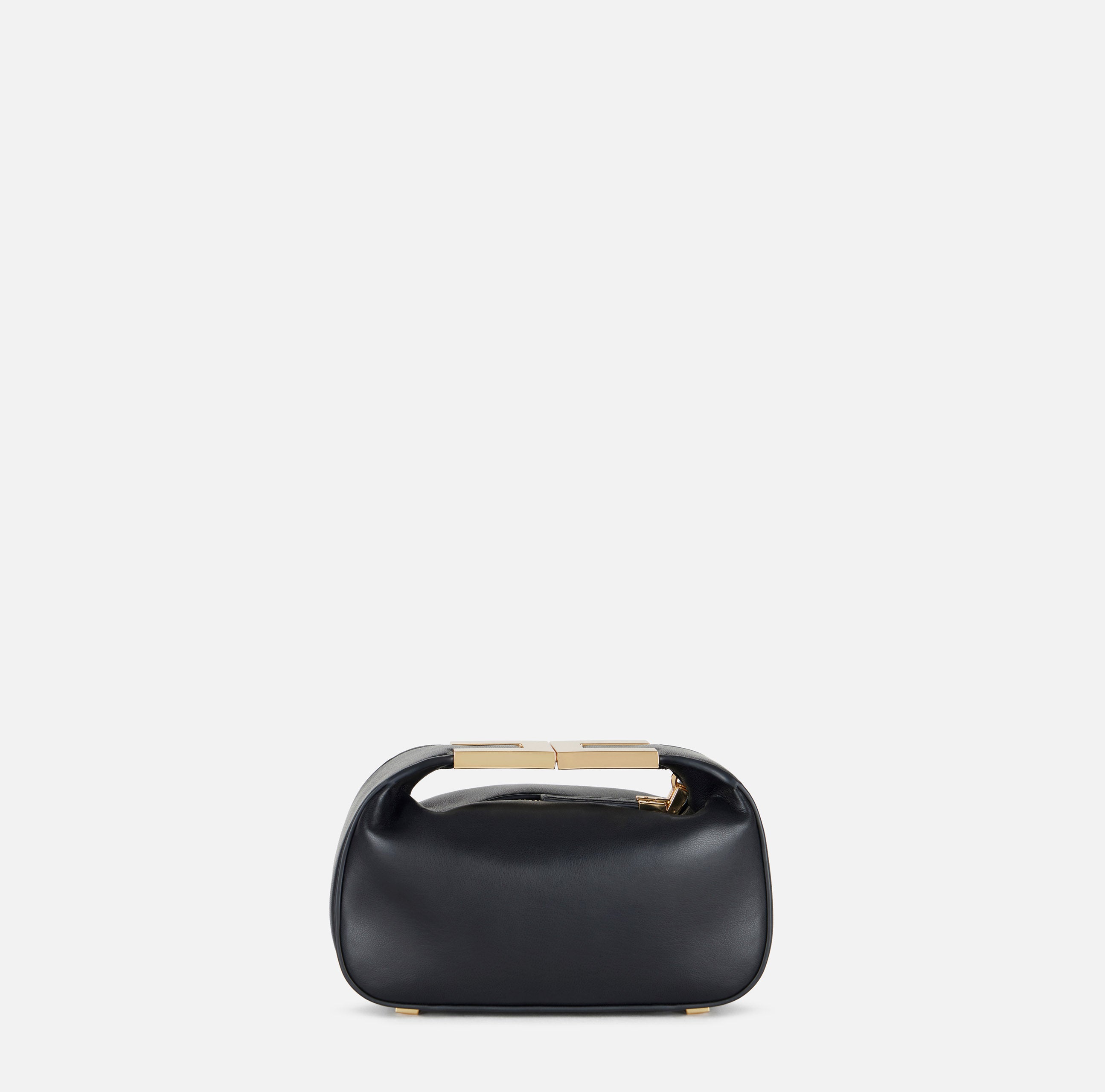 Elisabetta Franchi BS07A62E borsa hobo nera ecopelle