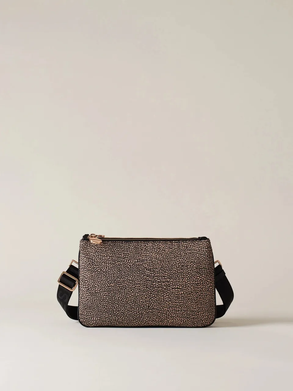 Borbonese Luna Small 934119 I15 borsa tracolla op nero