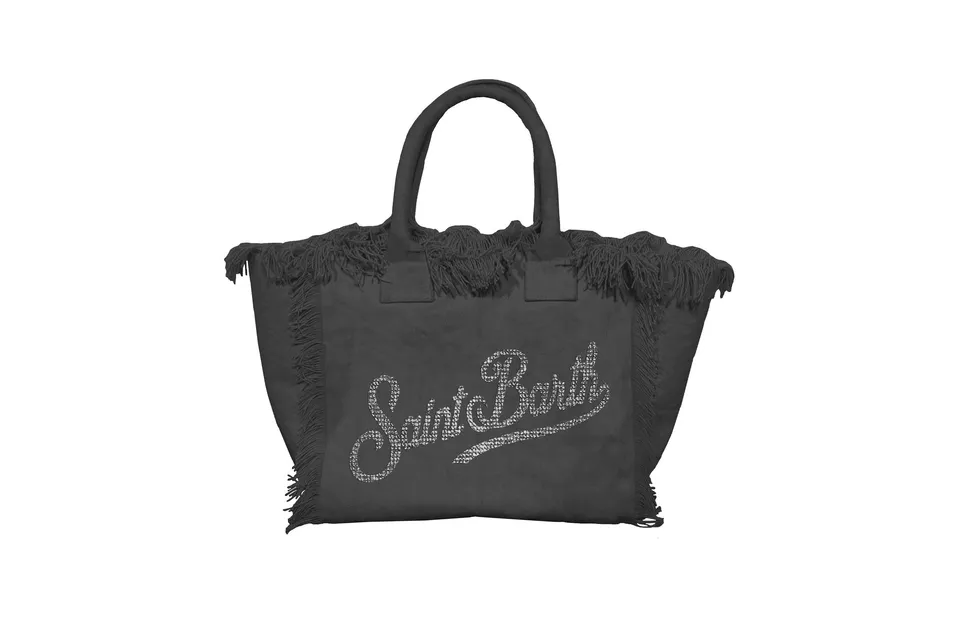 MC2 Saint Barth Vanity Mini borsa nero strass