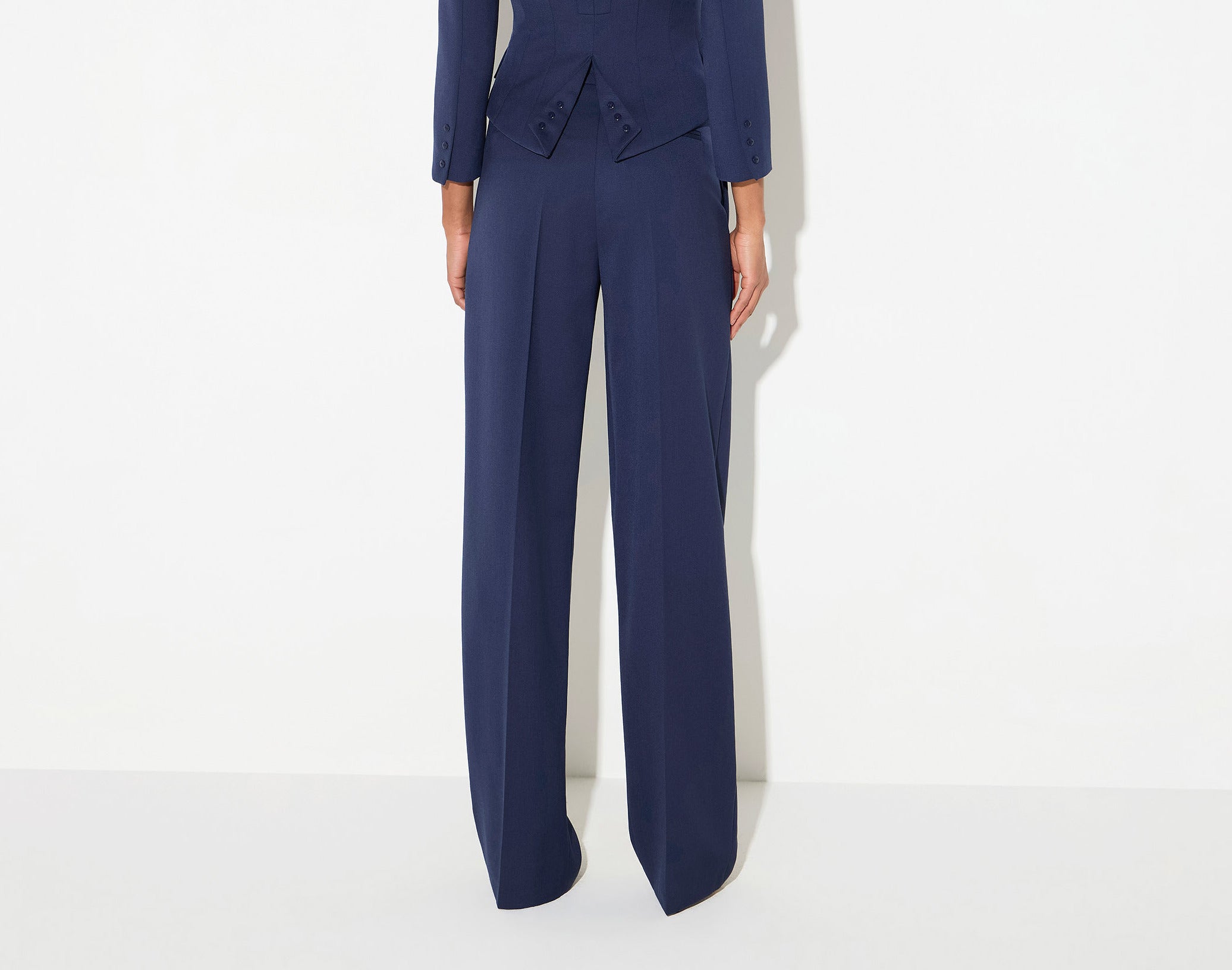 Elisabetta Franchi PA17966E2 pantaloni navy donna