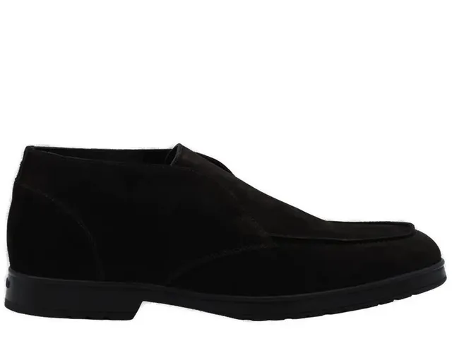Doucal's Adler Scarpa chukka uomo nero suede