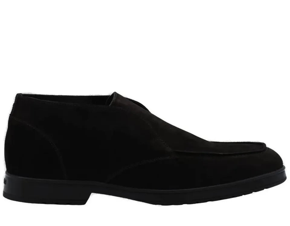 Doucal's Adler Scarpa chukka uomo nero suede