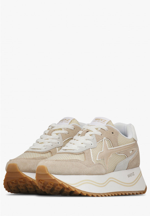W6YZ Deva W 2017405 Sneakers Cipria Bianco Platform