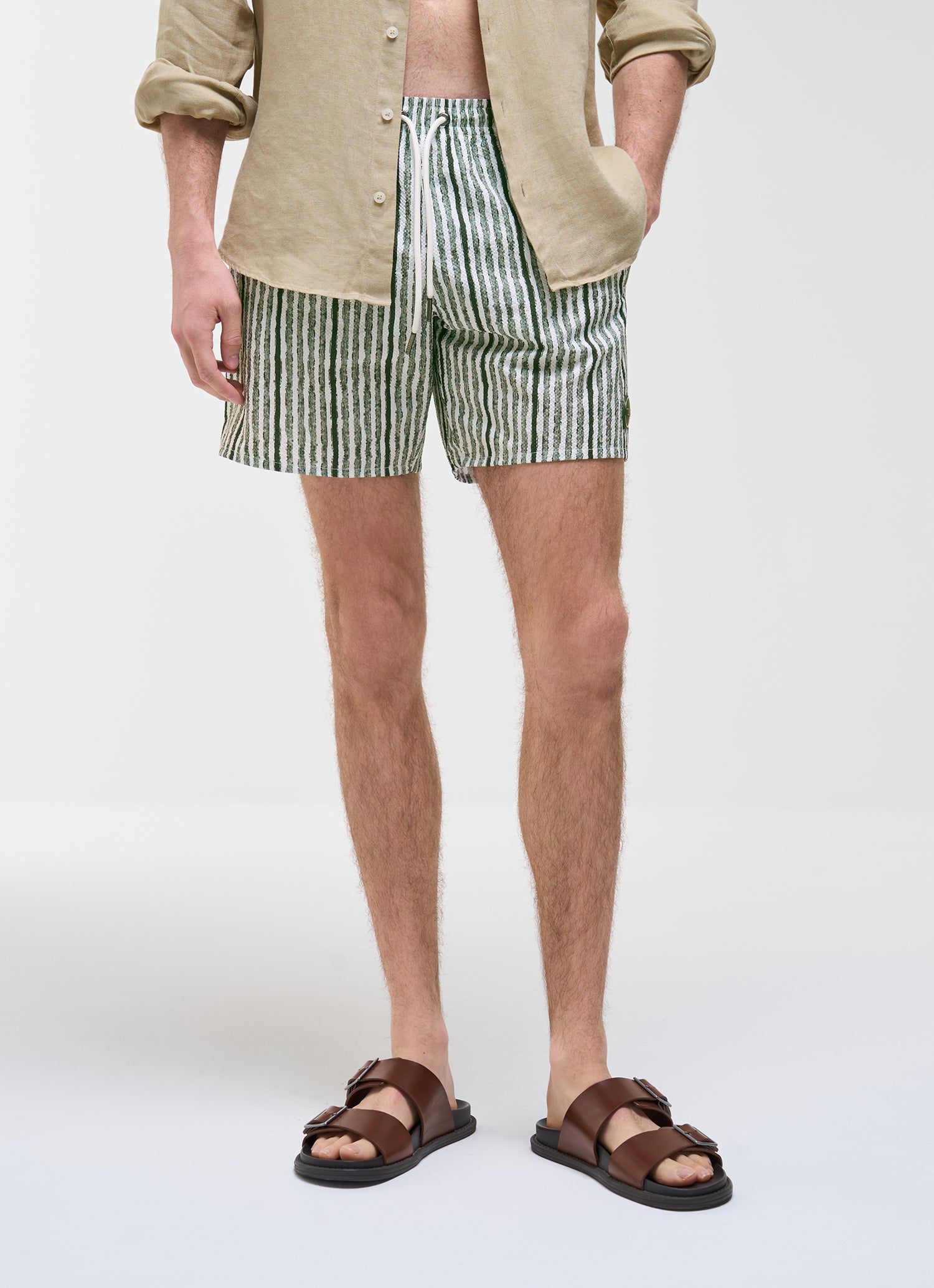 Colmar 7294 9AW costume boxer verde poliestere rapido