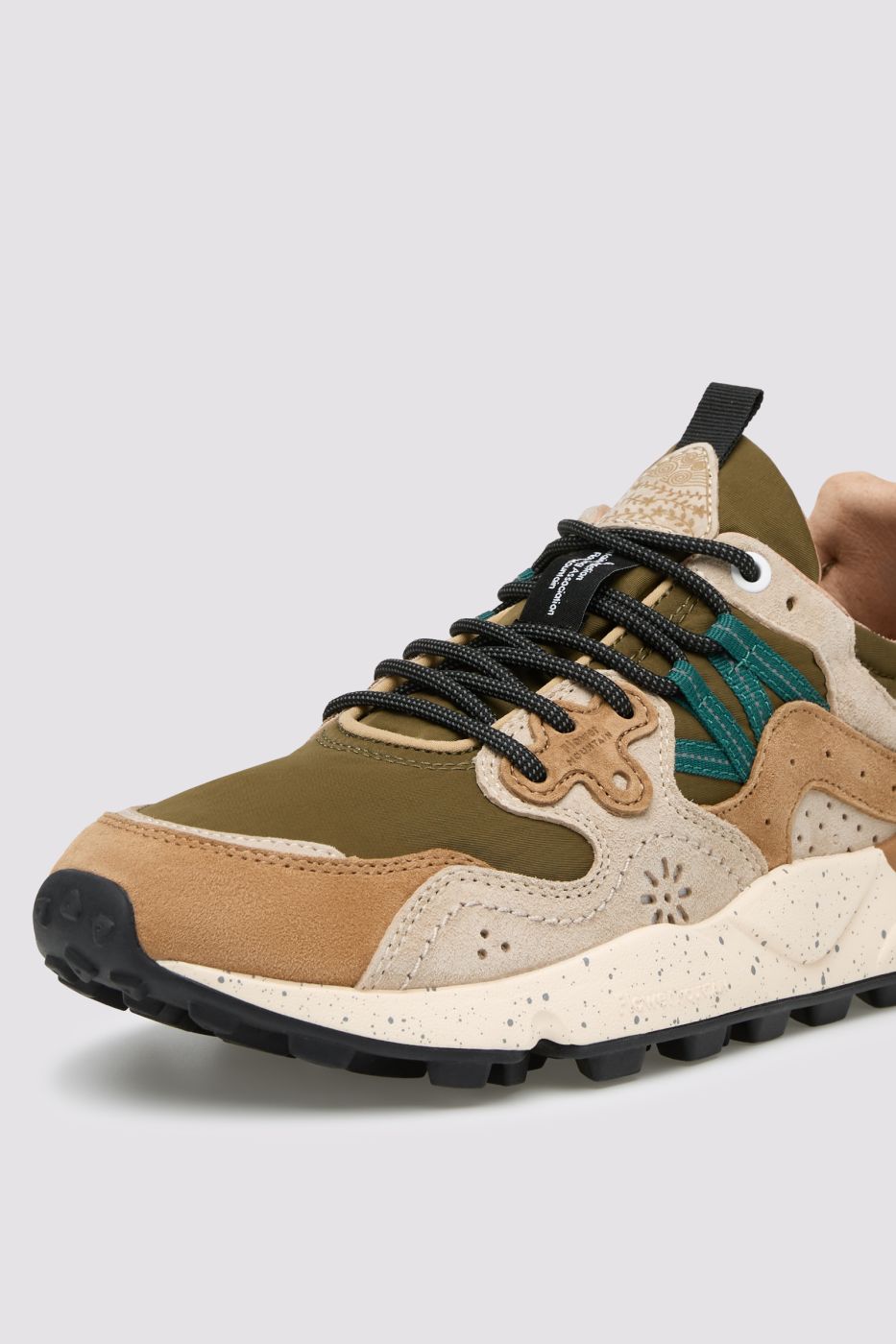 Flower Mountain Yamano 3 2017816 sneaker uomo crema verde