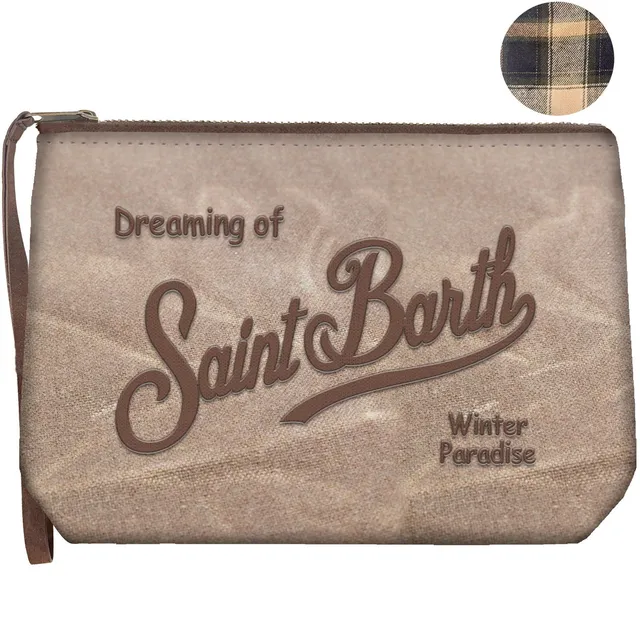 MC2 Saint Barth Aline Wax 00550M pochette fango