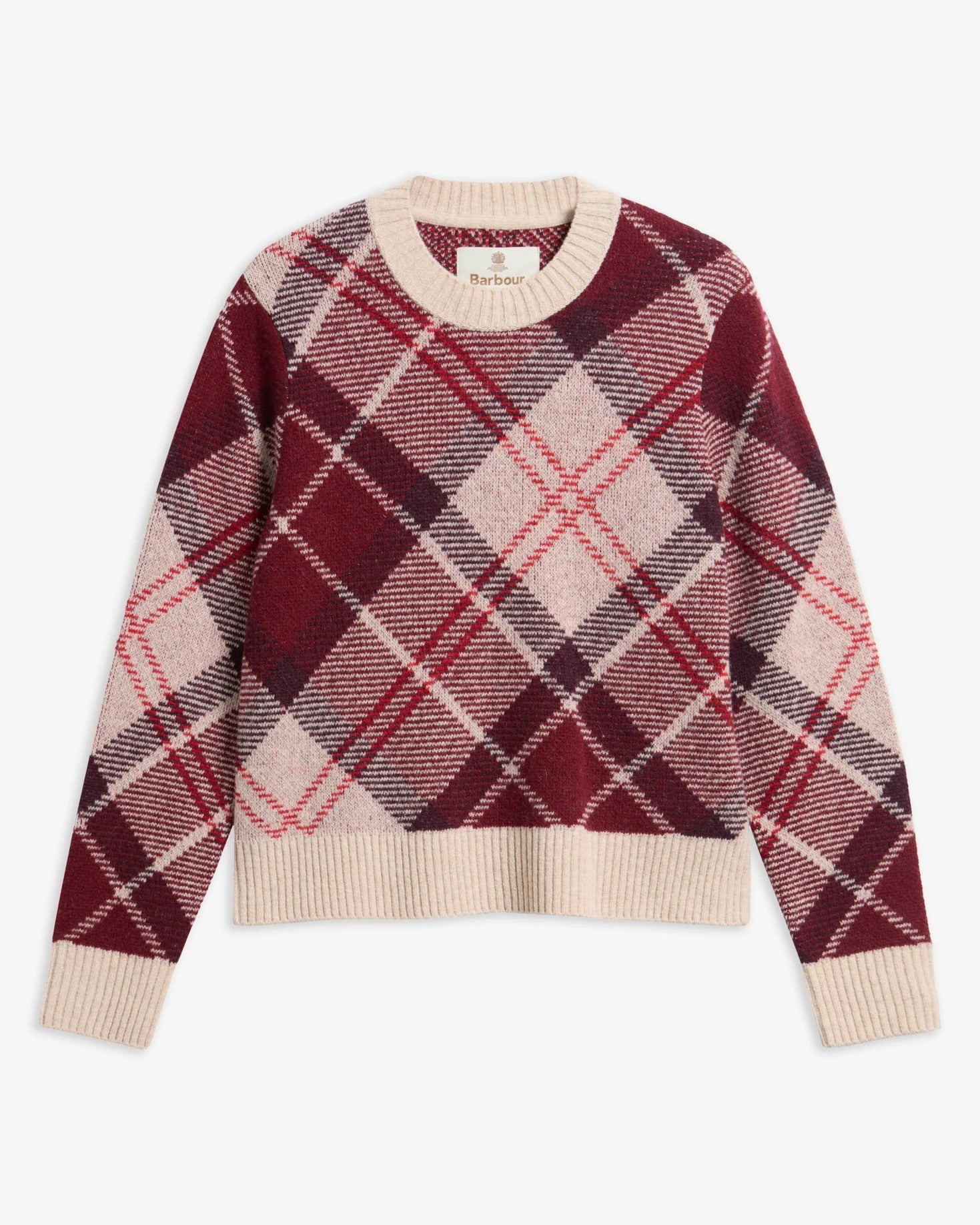 Barbour Stevie LKN1840 Maglione Donna Girocollo Multi