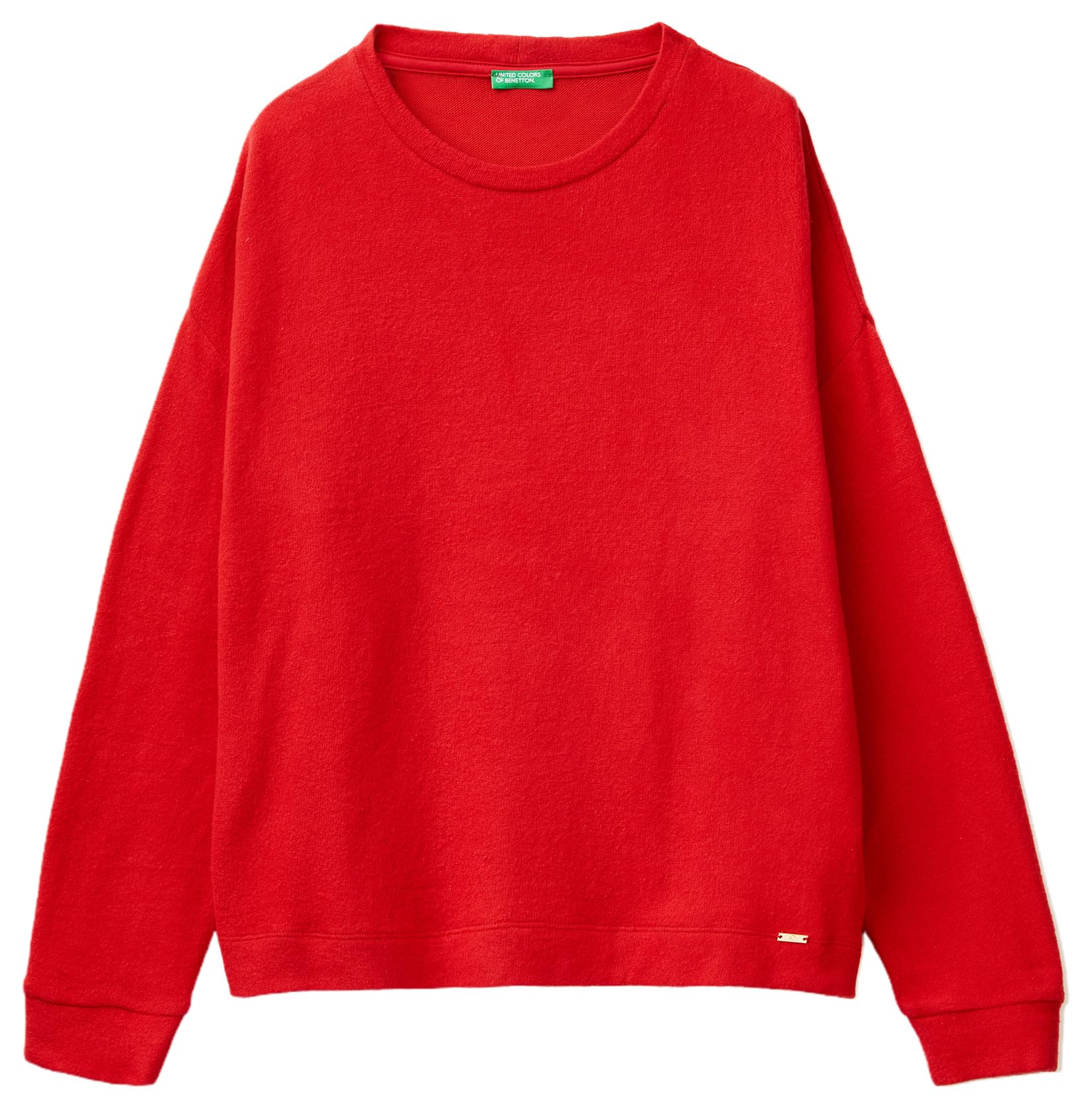Benetton 3q413m08a Maglione Donna Pristine manica lunga