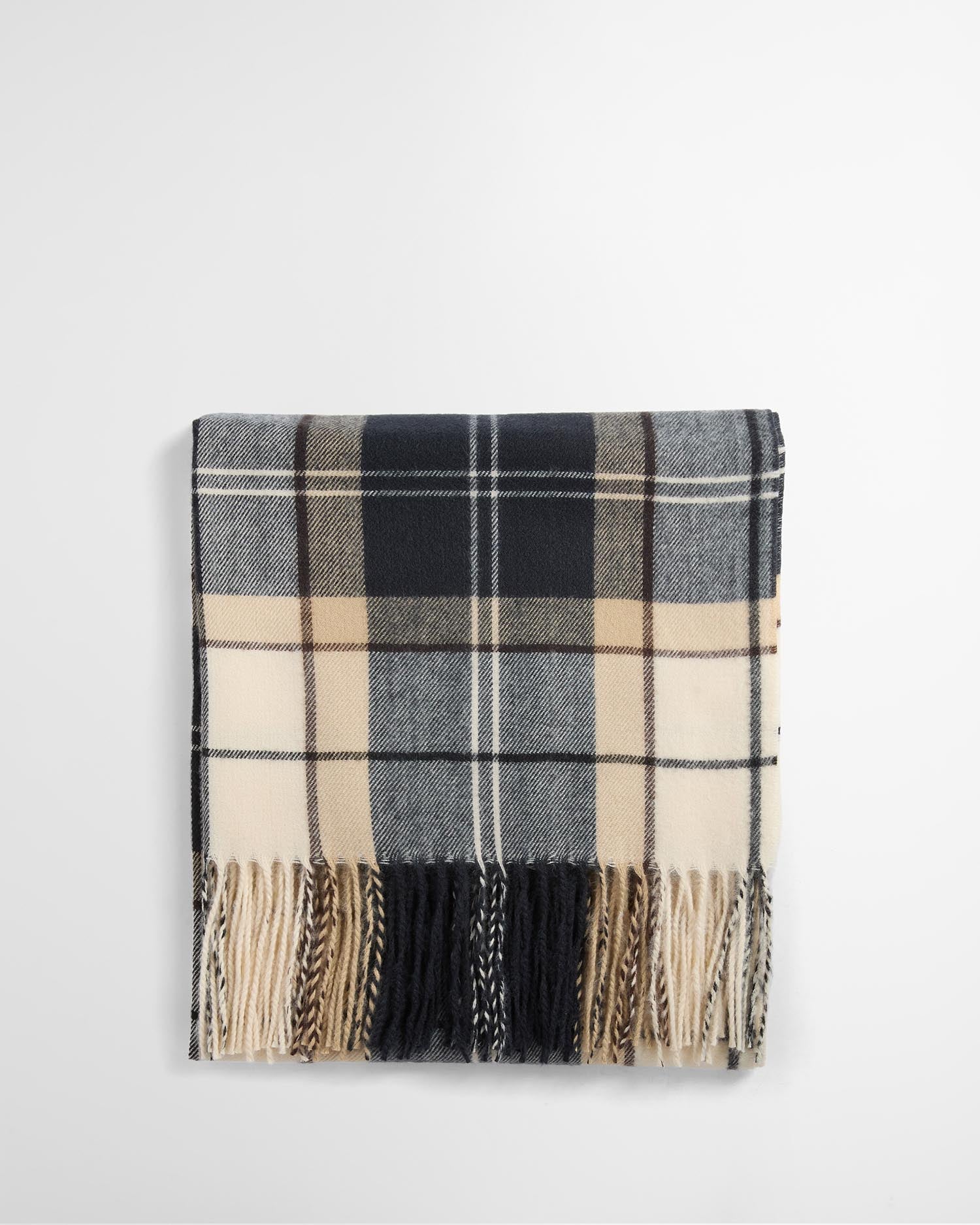 Barbour Stanway LSC0426 sciarpa donna tartan beige