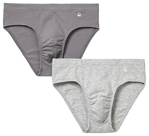 Benetton Set 2 Slip Bambino Mutande Azzurro 19g