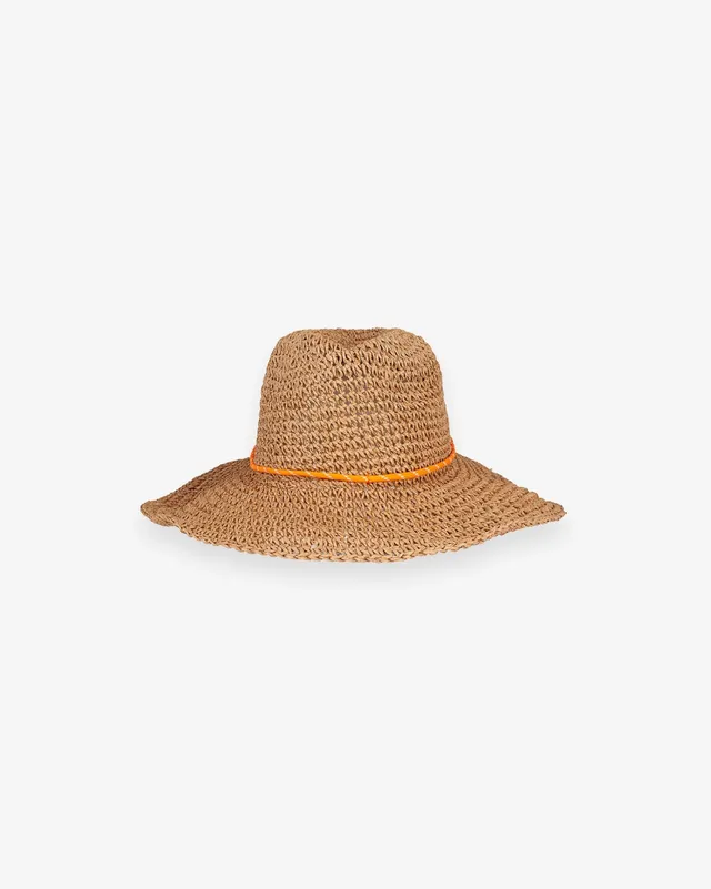 Hinnominate HMACW00205 Cappello Raffia Naturale Tesa Larga
