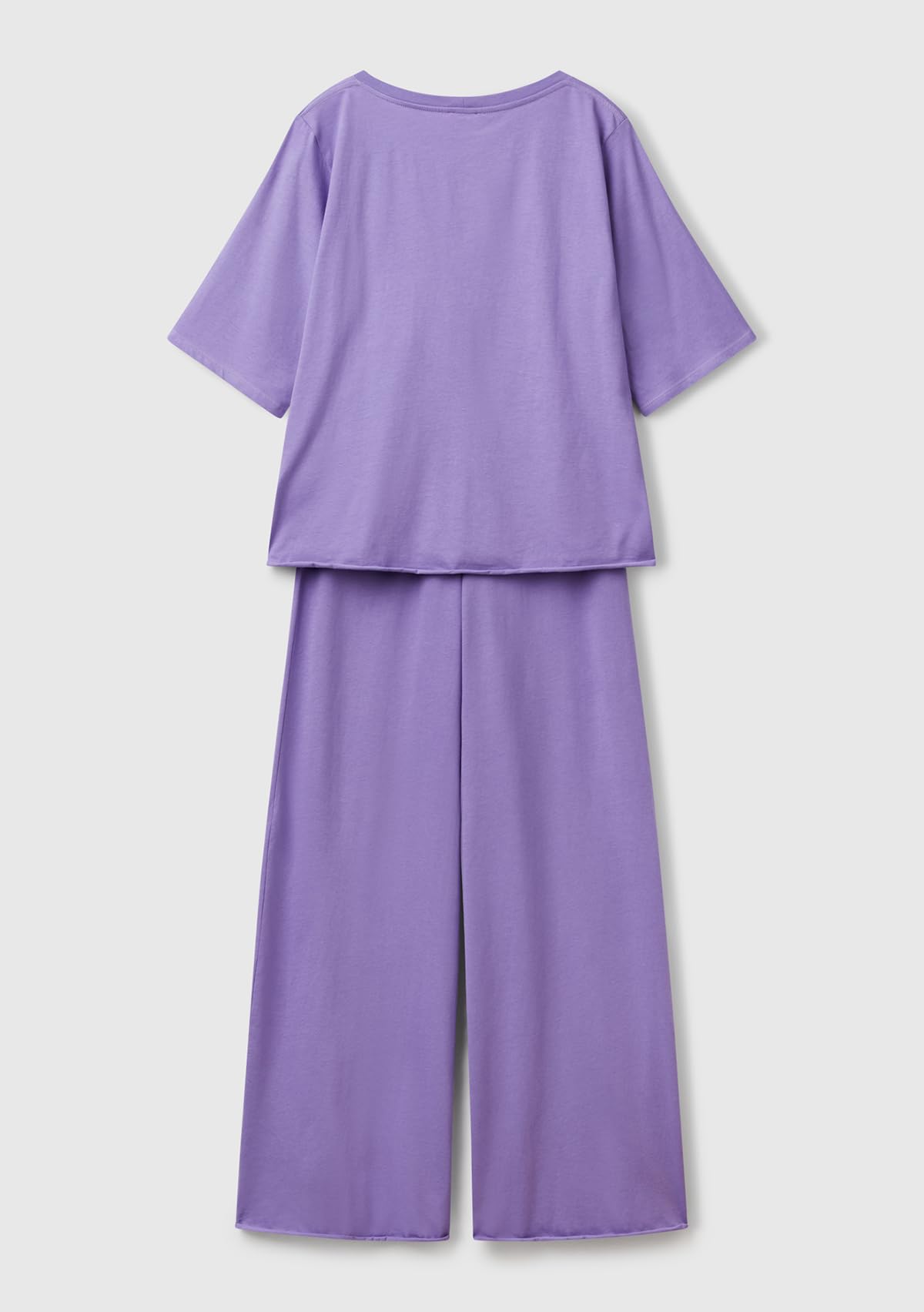 Benetton 35vb3p03p pigiama donna XS maglia+pantalone cotone