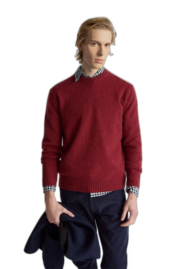 Benetton 103mk1n24 Maglione Uomo Blu