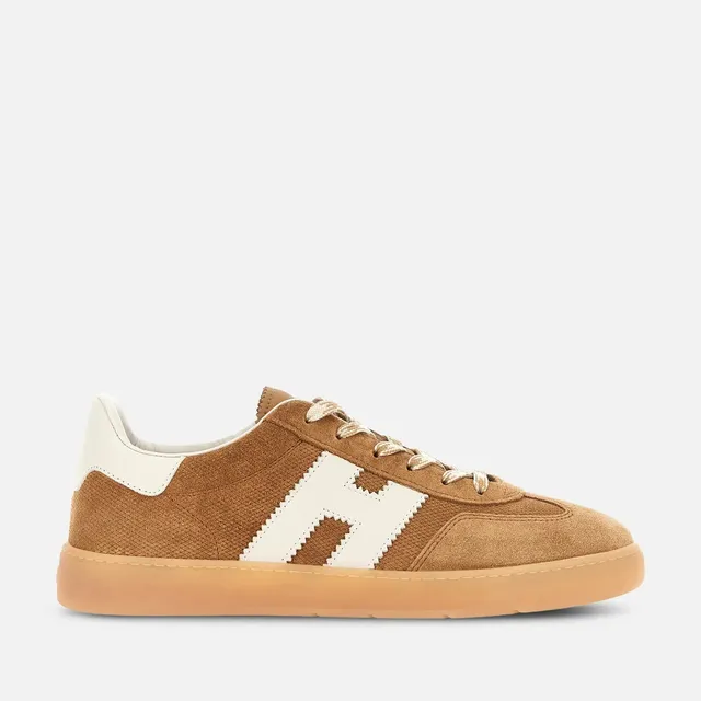 Hogan Cool HXM6470FB60UW Sneakers Uomo Cammello Scamosciate