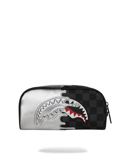 Sprayground 910B8927NSZ Beauty case nero argento Silver Side
