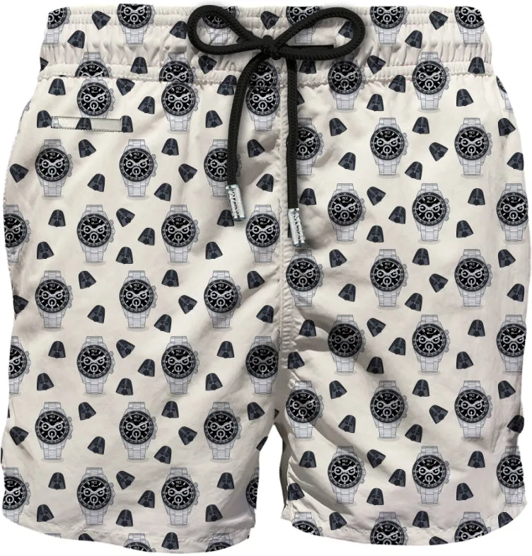 MC2 Saint Barth Lighting costume boxer bianco fantasy