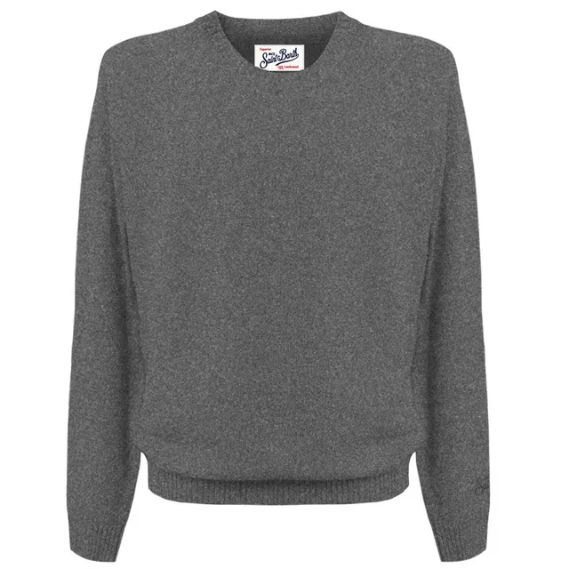MC2 Saint Barth Regent Lambswool maglione charcoal