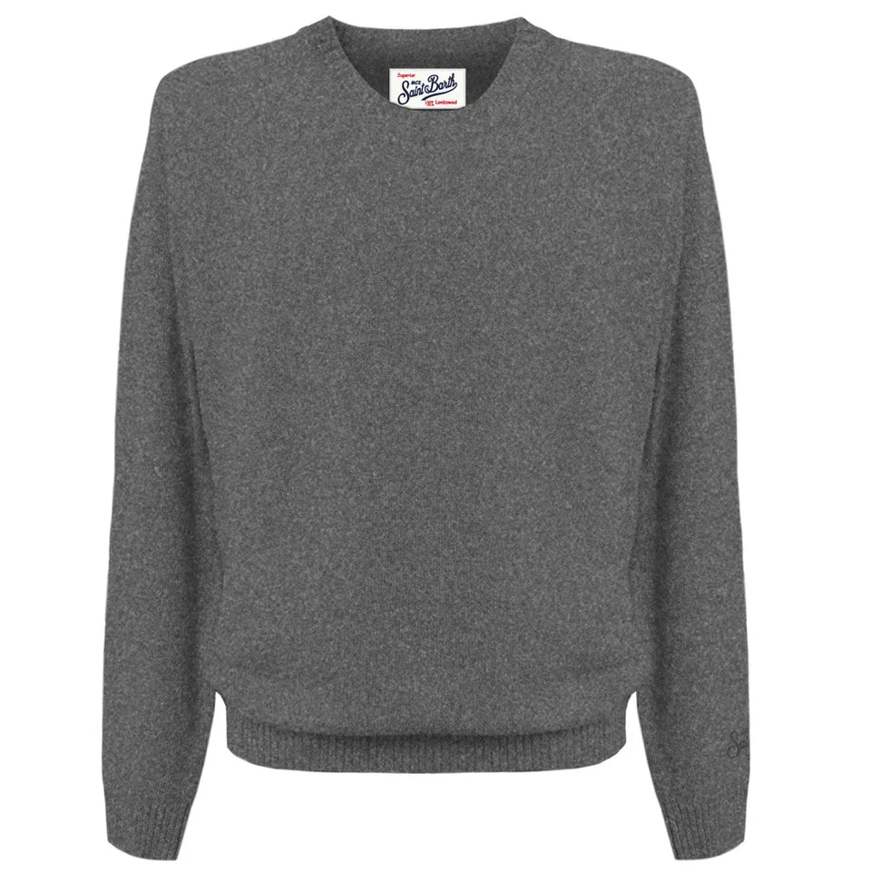 MC2 Saint Barth Regent Lambswool maglione charcoal