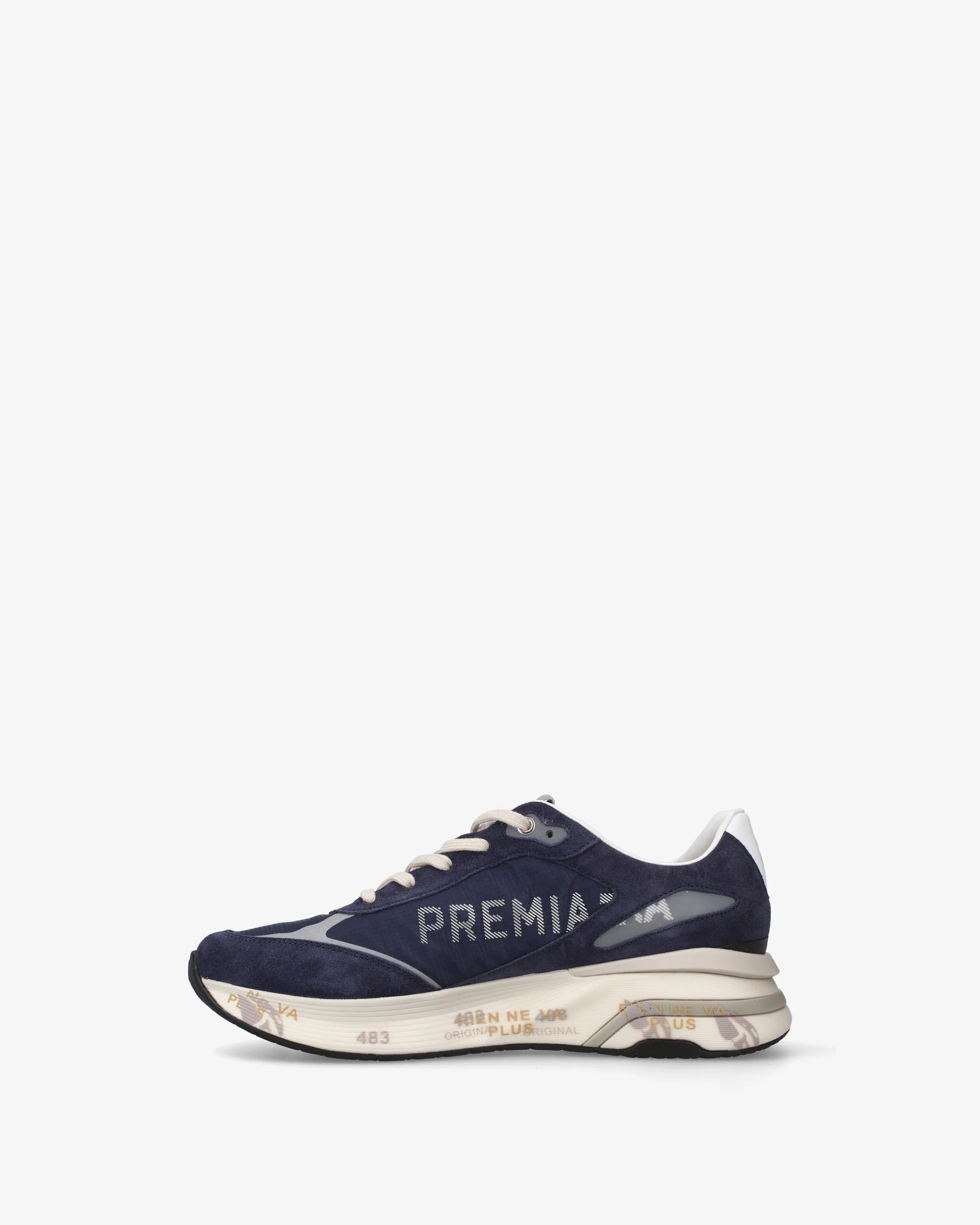 Premiata Moerun 7306 sneakers uomo blu tessuto mesh