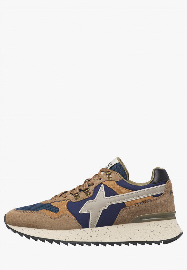 W6YZ Yak-M 2015185 sneakers marrone navy suede