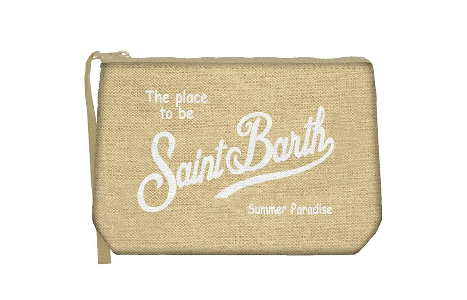 MC2 Saint Barth Aline Linen 00266L Pochette Lino Gialla