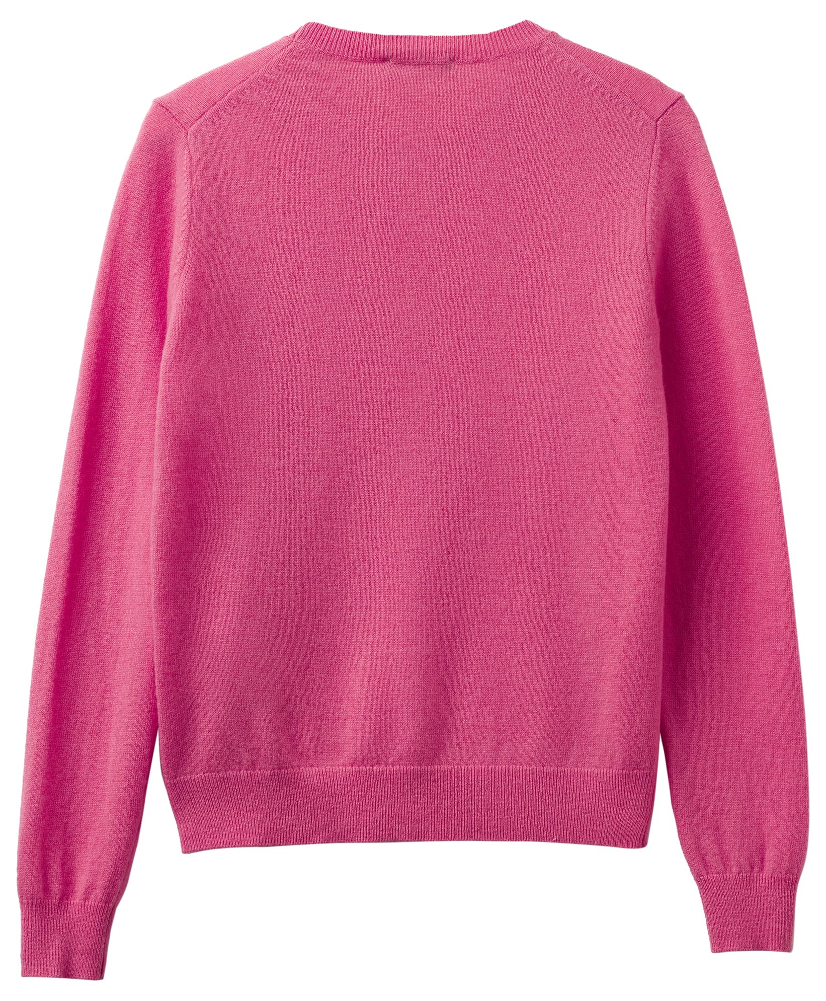 Benetton Maglieria Maglione Girocollo Lana Merino Manica Lunga