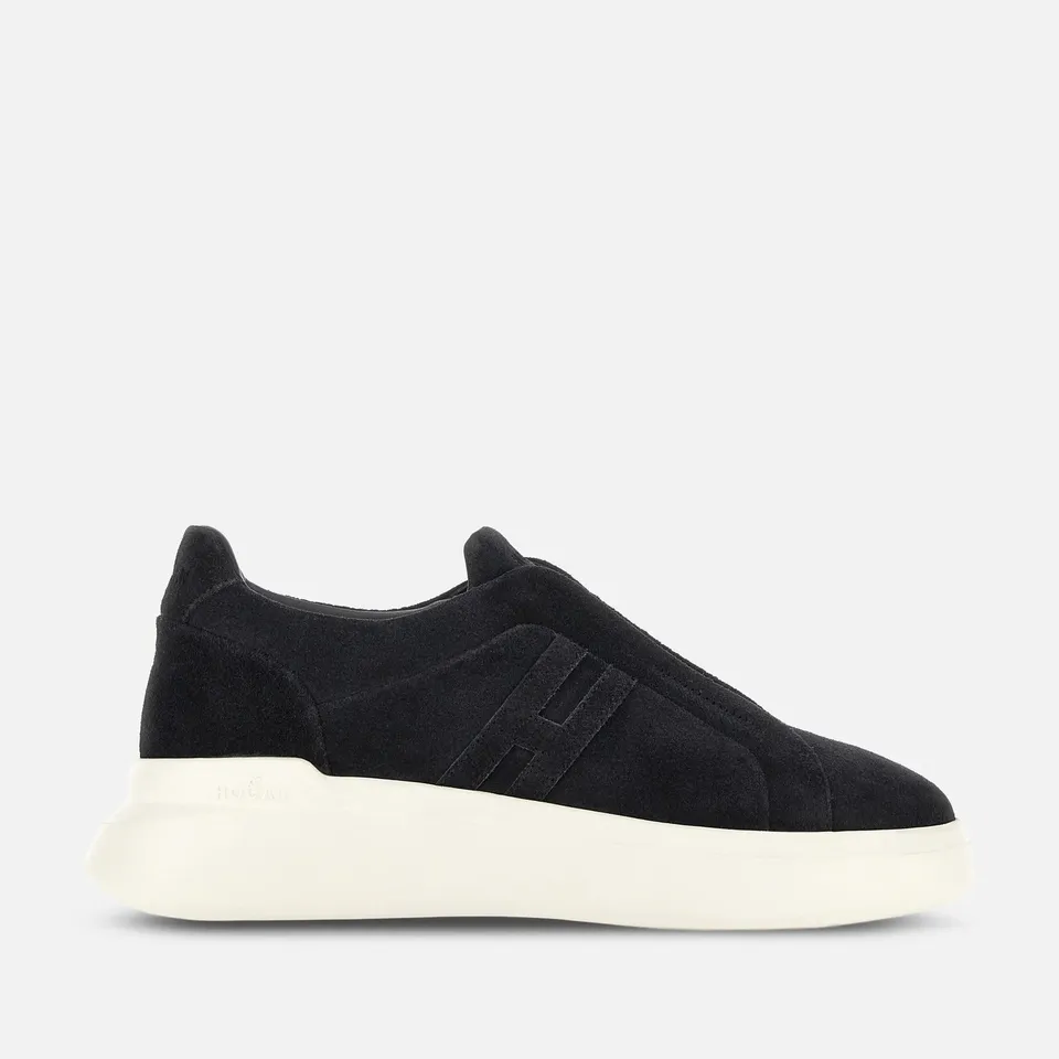 Hogan H580 HXM5800BE00HG sneakers slip-on blu camoscio