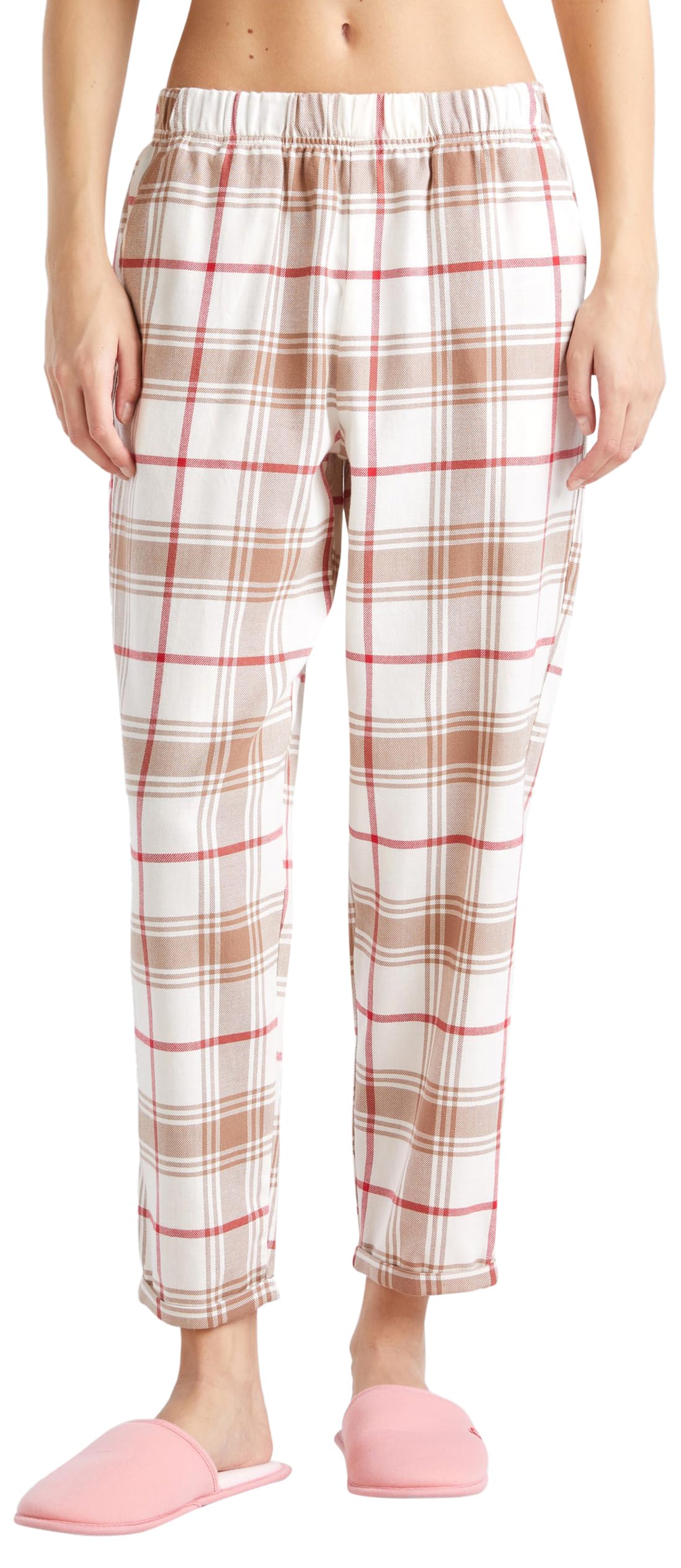 Benetton 43UL3F00I pantalone pigiama flanella multicolor L