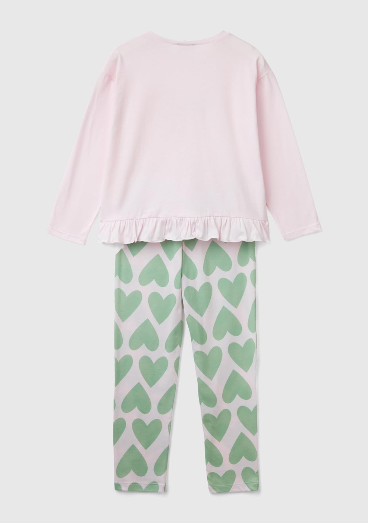 Benetton Intimo e Pigiami Set Pigiama Bambina Taglia 90 Cotone