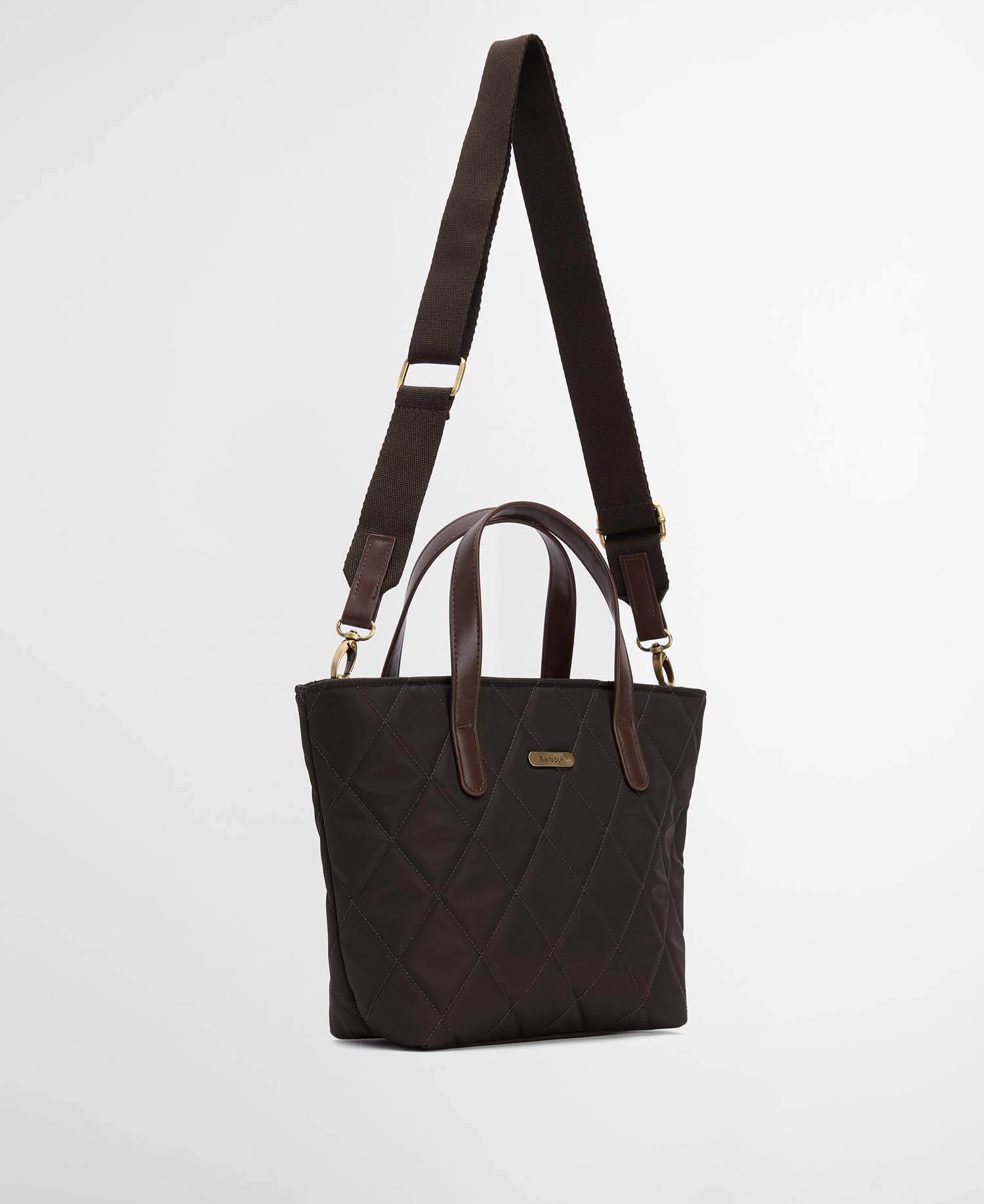 Barbour Mini Quilted Tote LBA0431 borsa olive nylon