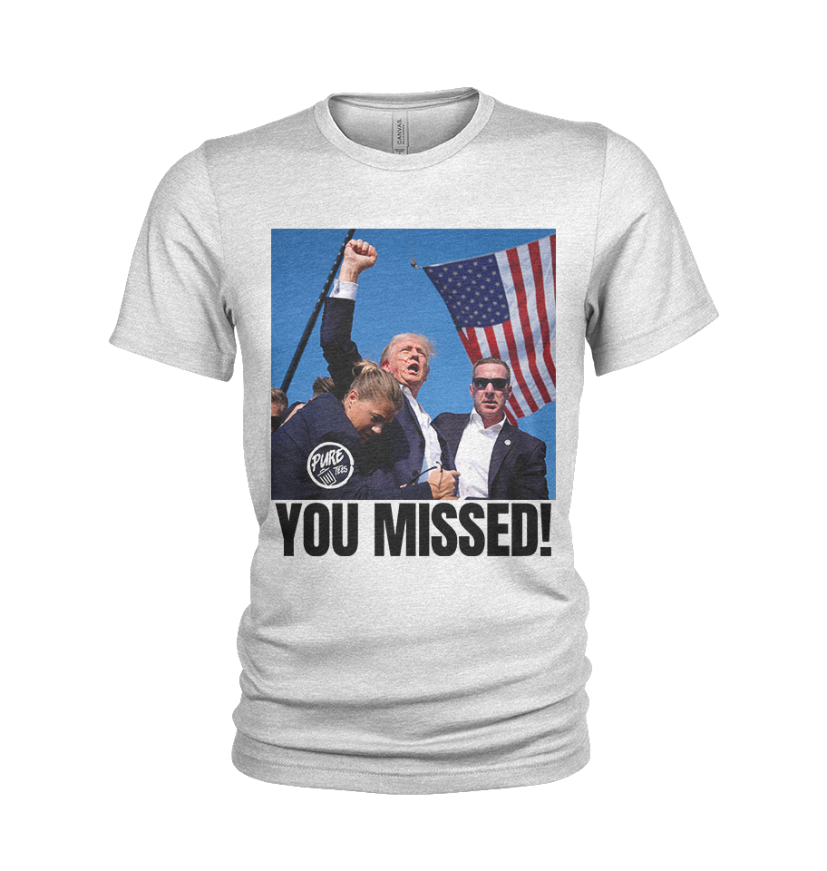 Pure Trash Trump You Missed t-shirt uomo rossa