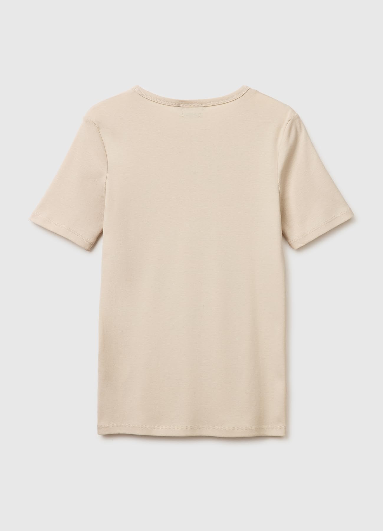 Benetton Maglietta Donna Costina Stampa Glitter Regular