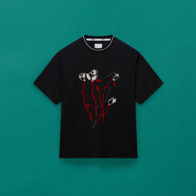 Martine Rose Osorno S/S T-Shirt maglietta nera cotone