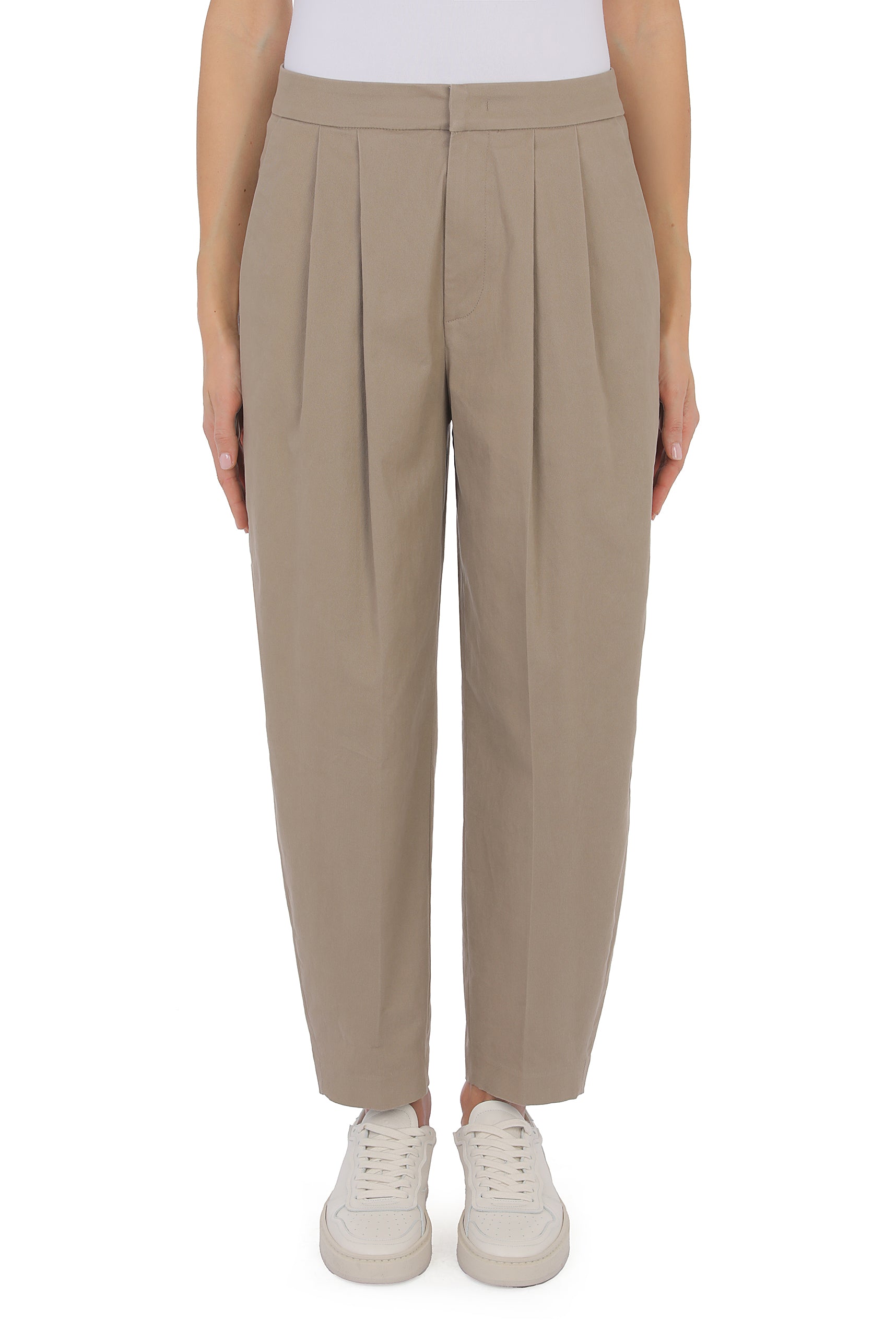 Dondup Sally DP914 Pantalone Donna Naturale Loose