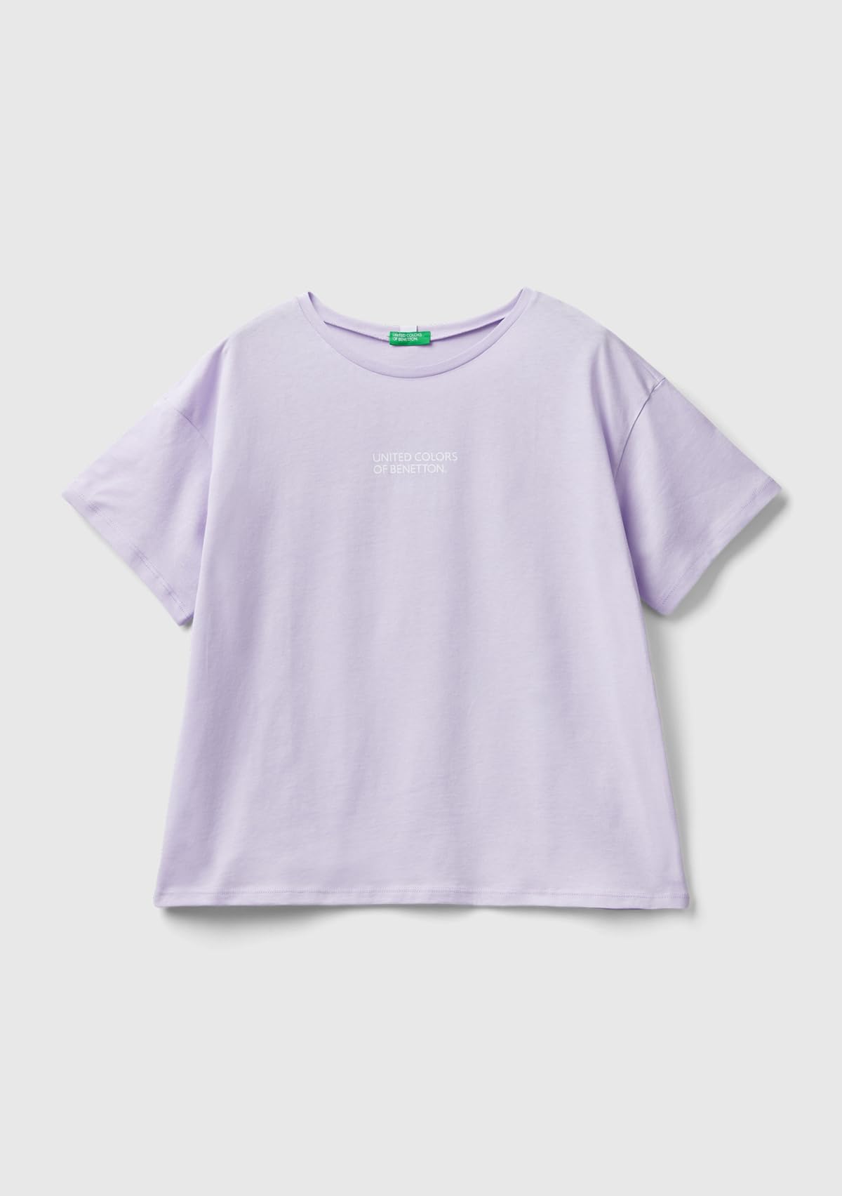 Benetton Pigiama Donna T-Shirt S Malva 26g Logo