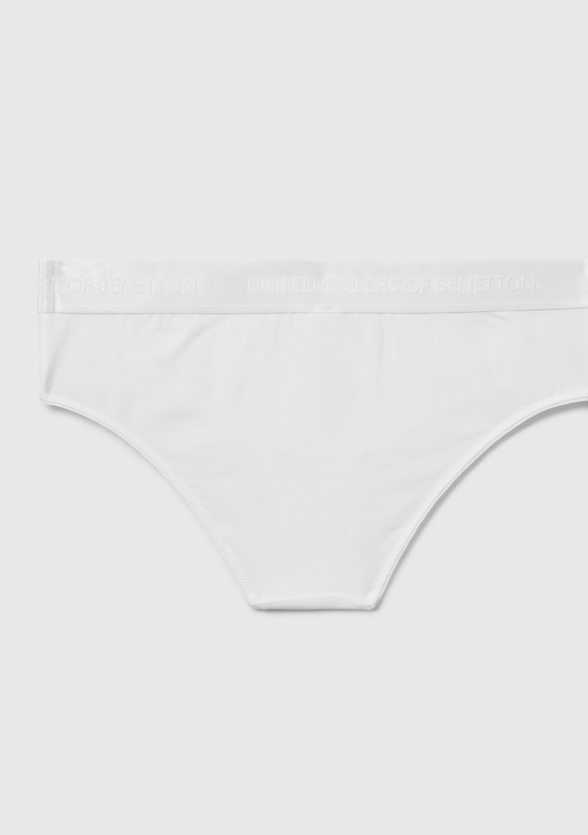 Benetton Slip fianco alto cotone organico elastico logato
