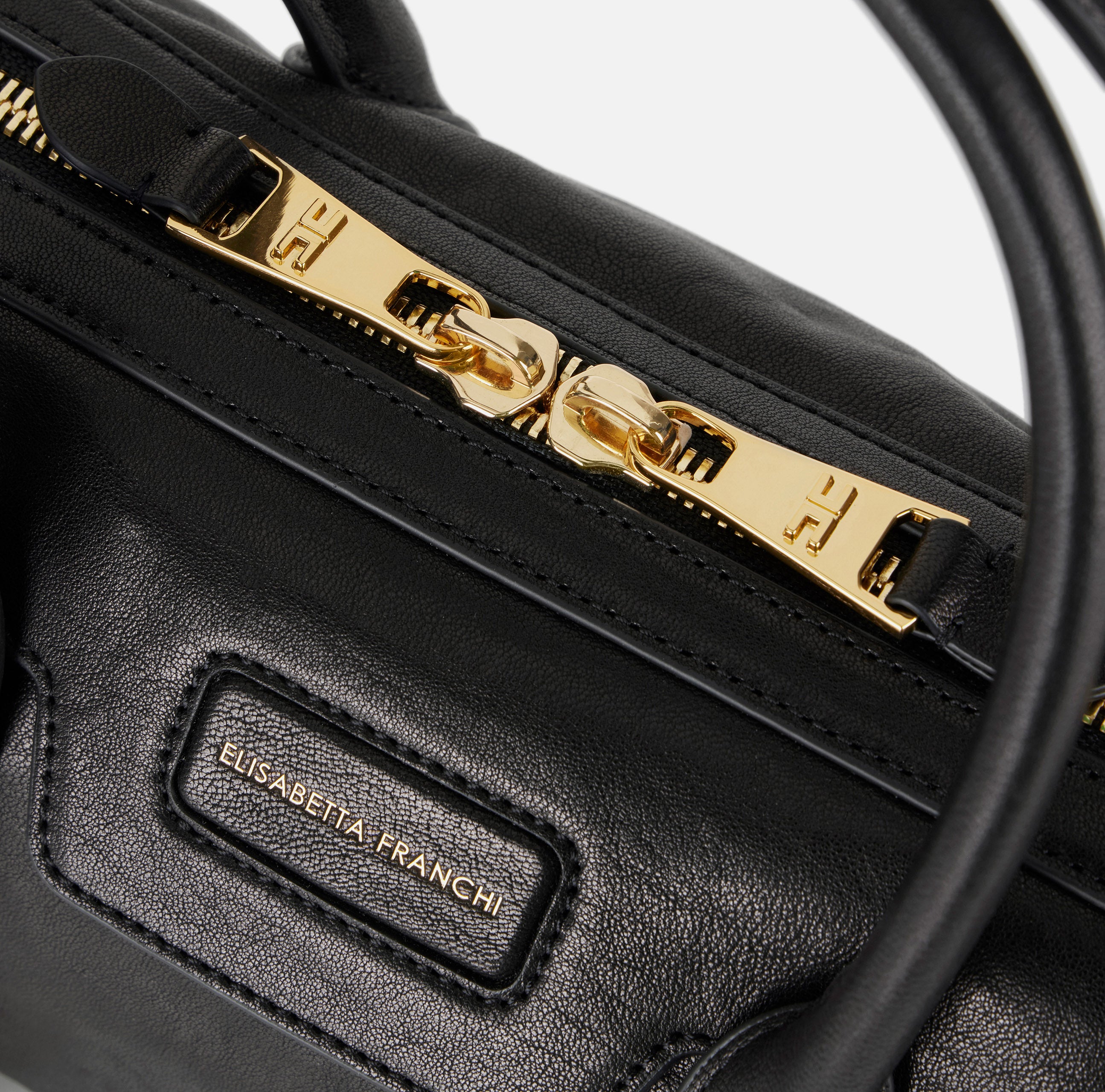 Elisabetta Franchi BS19A67E2 bauletto donna Nero nappa