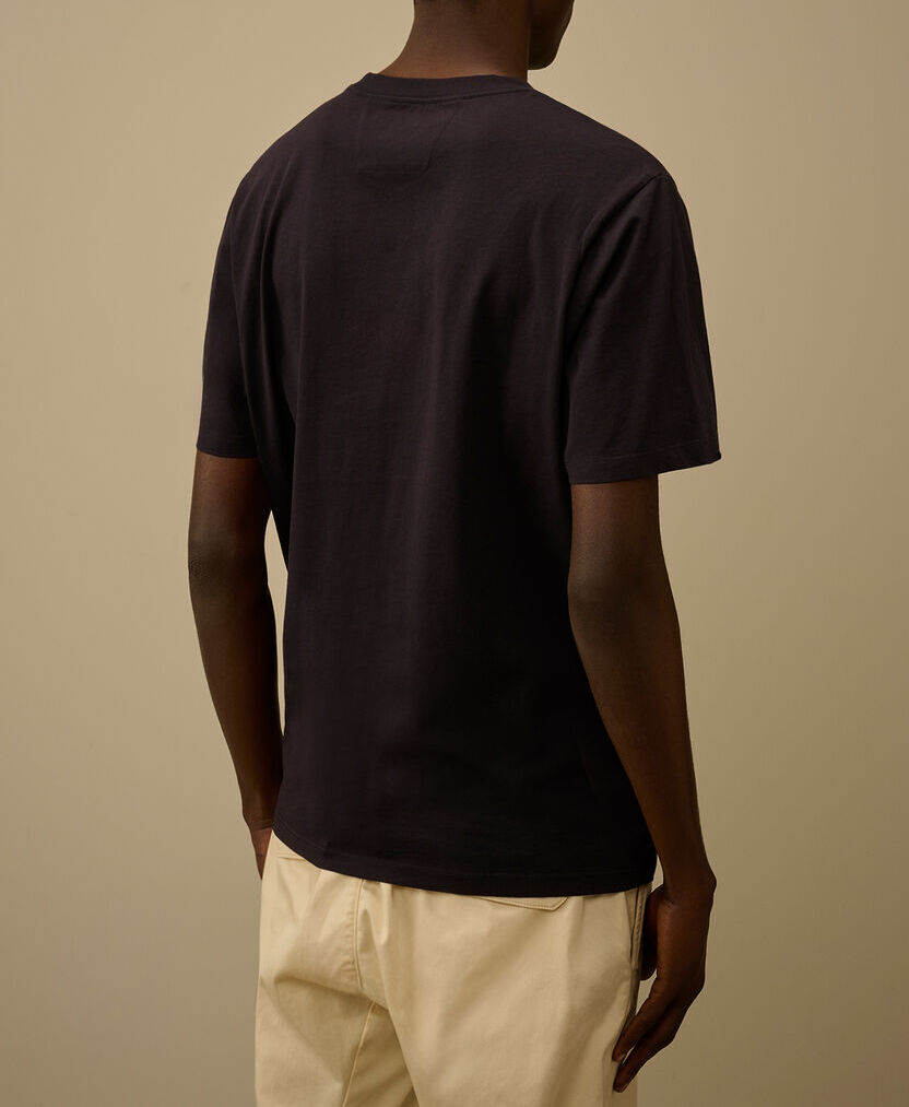 C.P. Company 30/1 Jersey t-shirt Total Eclipse cotone