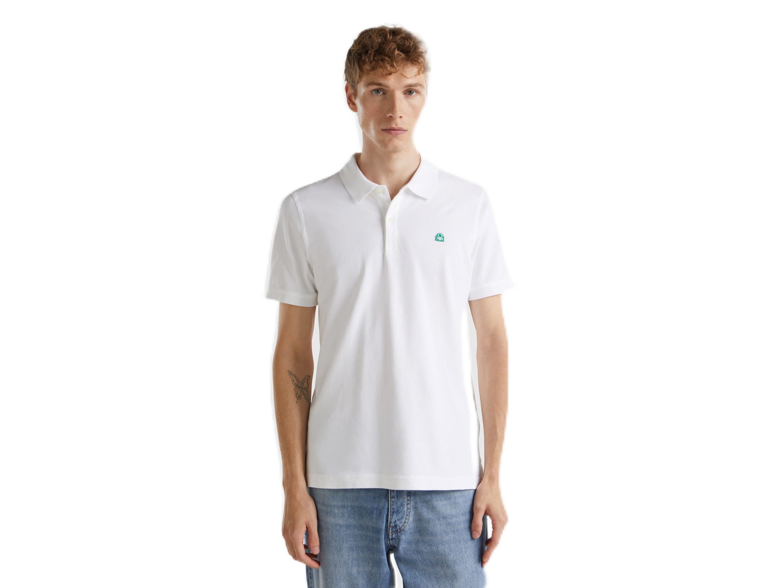 United Colors of Benetton Polo Uomo Manica Corta Cotone Casual