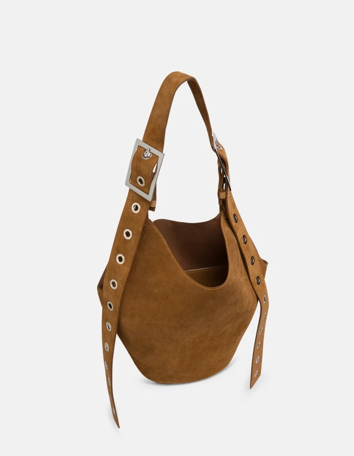 Dondup Hobo Small WB305 borsa nocciola camoscio