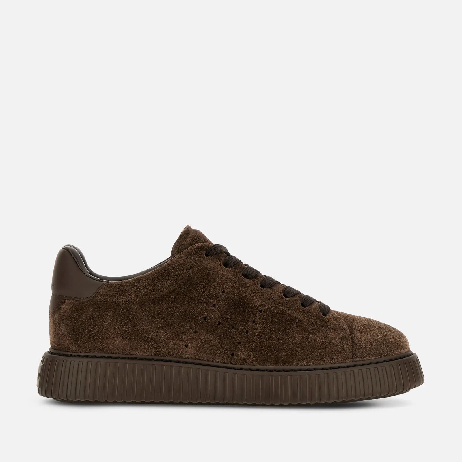 Hogan H-Stripes HXM6770GF5FUH sneaker uomo marrone pelle