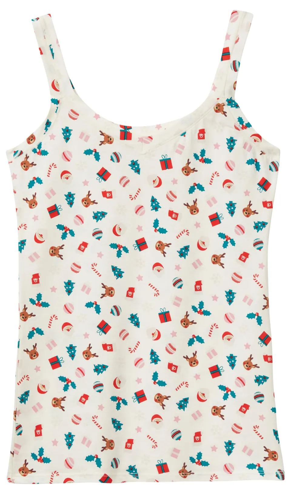 Benetton Canotta Jersey Organico Allover Elastica