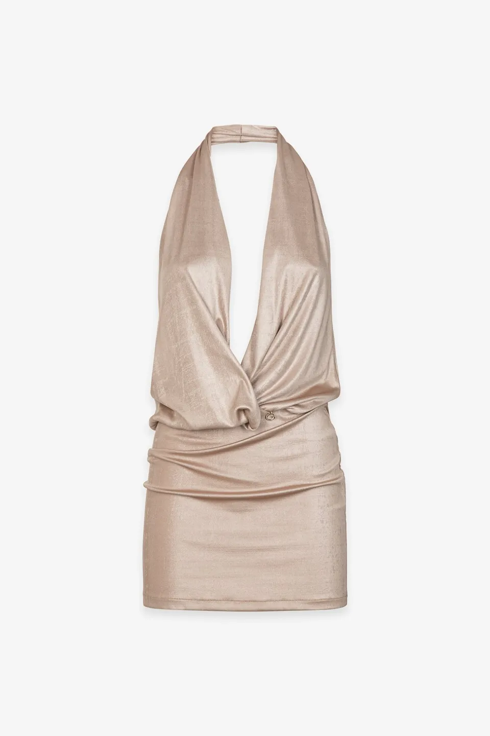 Gaelle Paris GAABW09941 Abito Corto Donna Safari Lurex