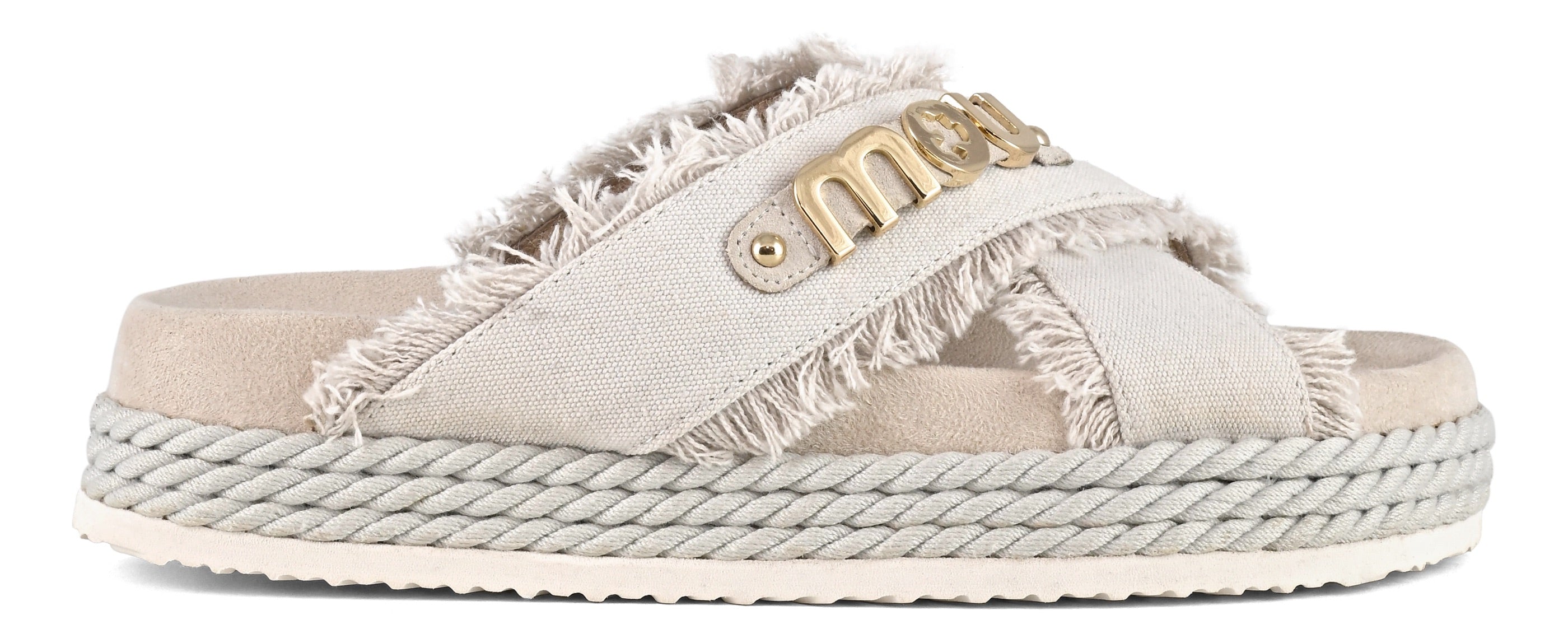 Mou Criss Cross SW451005K Sandalo Canvas Beige
