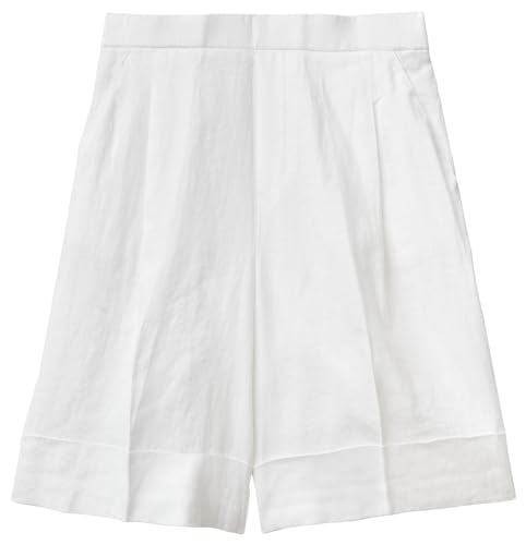 Benetton Pantaloni e Jeans Shorts Donna Bianco Ottico 101