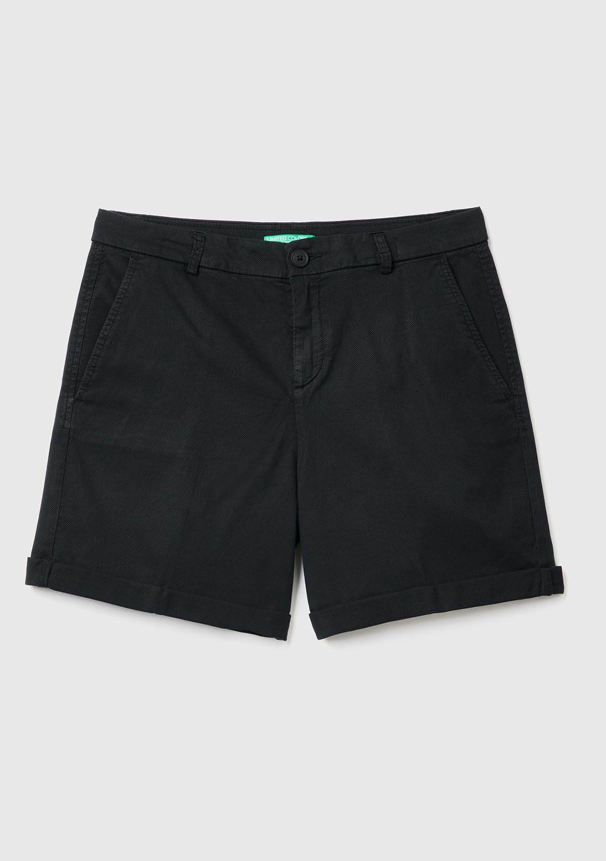 Benetton Bermuda 4cdr592g4 Donna Cotone Nero 100