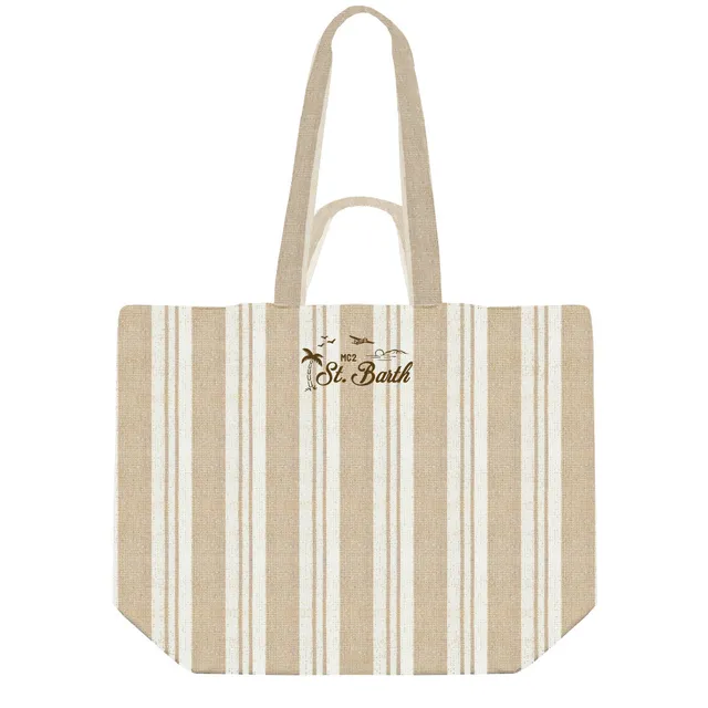 MC2 Saint Barth Essential Beach 01102L borsa beige