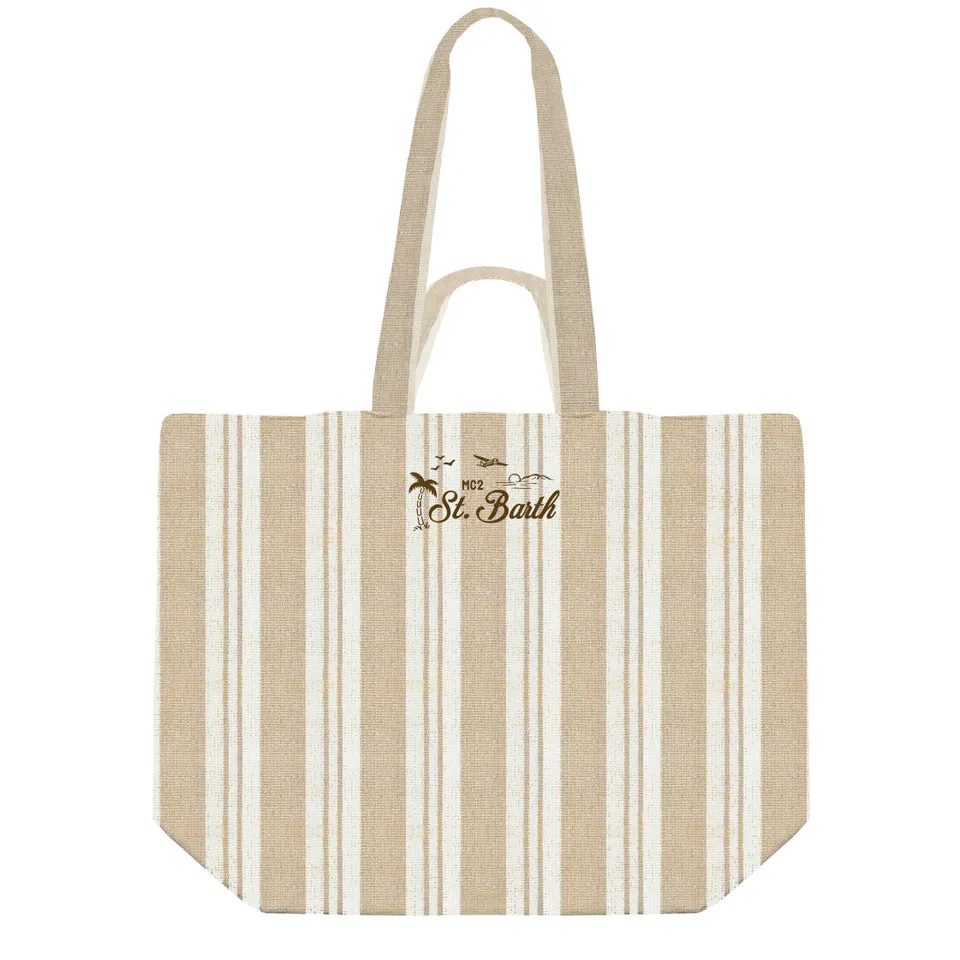 MC2 Saint Barth Essential Beach 01102L borsa beige