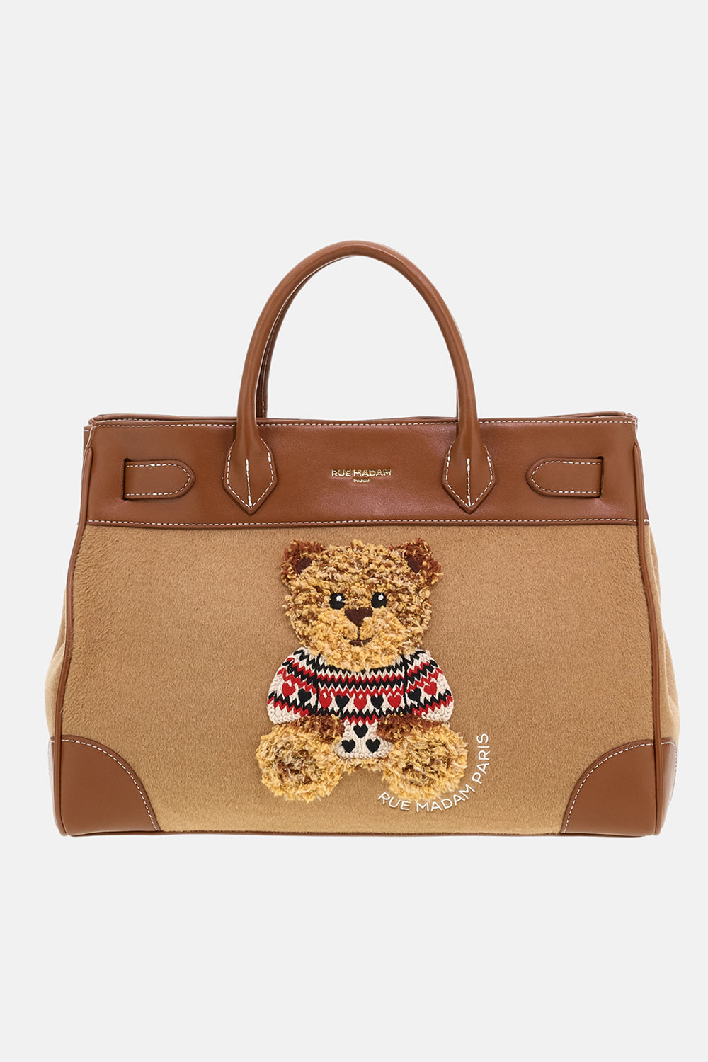 Rue Madam Marvin Love tote bag camel panno 1623