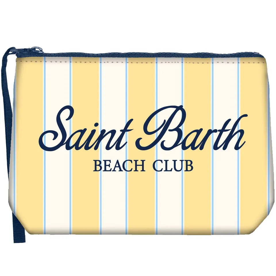 MC2 Saint Barth Aline 03279L pochette gialla righe scuba